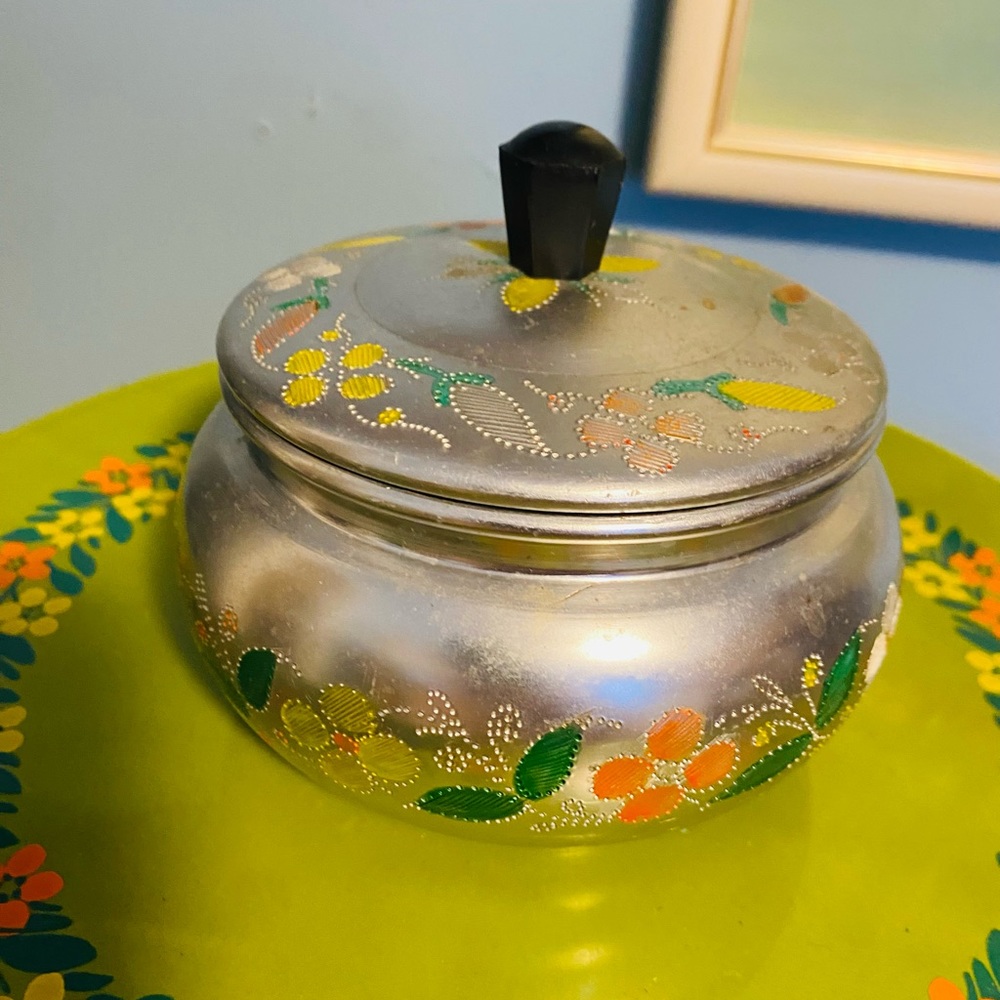 1960’s aluminum covered dish